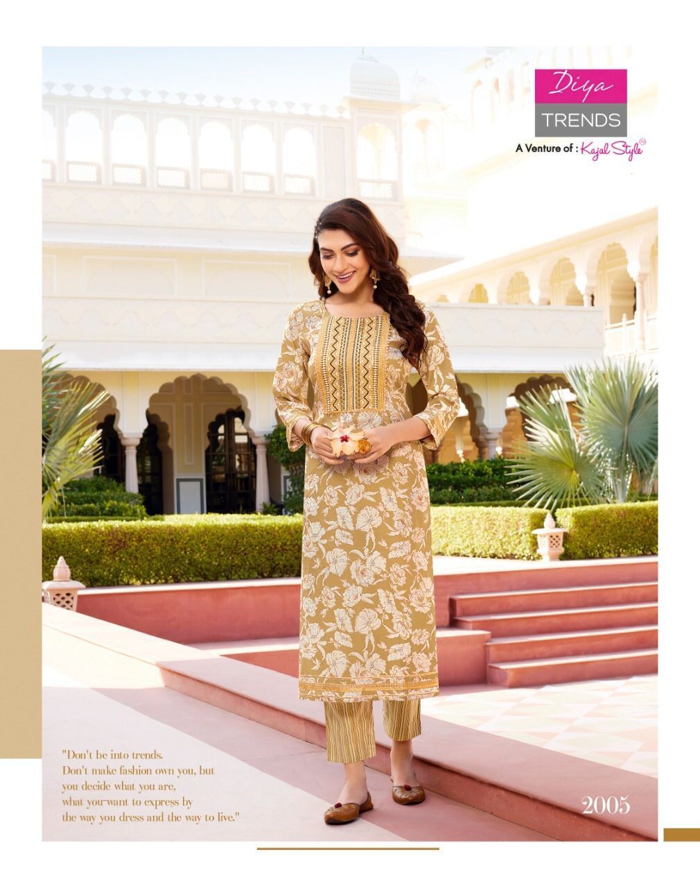 Diya Trends Goldy Vol 2 Fancy Ethnic Wear Wholesale Kurtis With Bottom Catalog